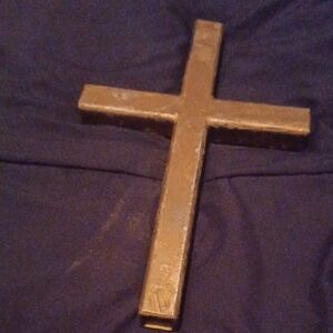 Gold Wall Cross Decor